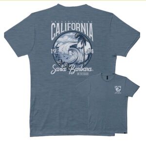UCSB T-shirt Big Waves Circle by Techstyles